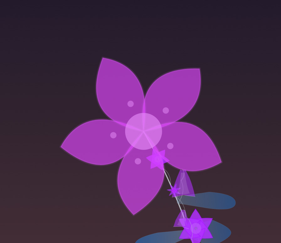 Digitale Pflanze — Detail